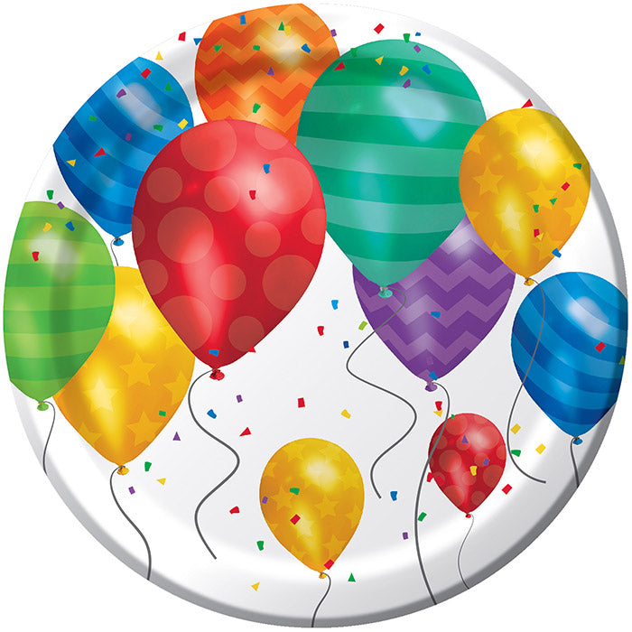 Balloon Blast Dessert Plates 96 ct