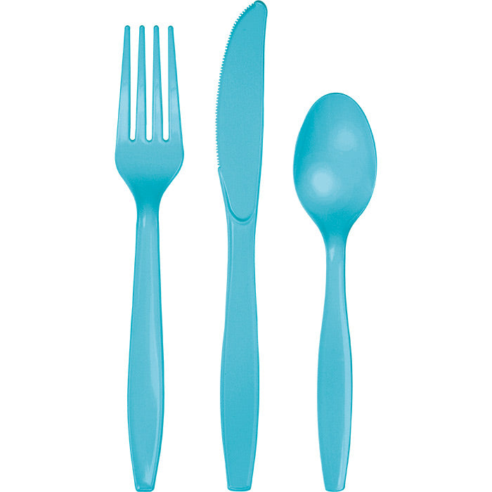 Bermuda Blue Assorted Plastic Cutlery 288 ct