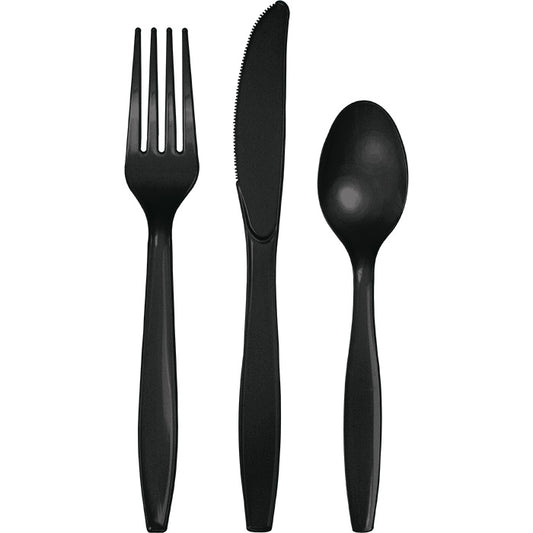 Black Velvet Assorted Plastic Cutlery 288 ct
