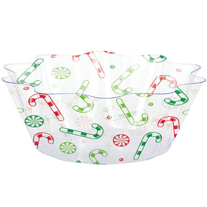 Christmas Candy Fluted Bowls 12 ct
