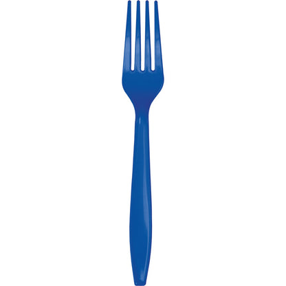 Cobalt Blue Plastic Forks 288 ct