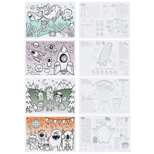 Color Me Placemat Assorted Placemats 1,000 ct