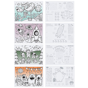 Color Me Placemat Combo Pack and Crayons 200 ct