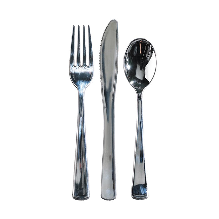 Metallic Assorted Cutlery 300 ct
