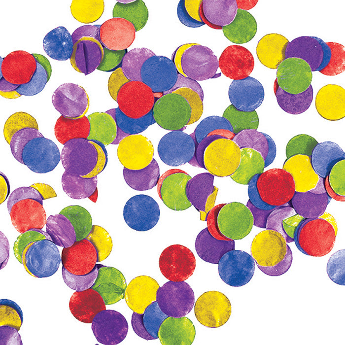 Multicolor Tissue Confetti 12 ct
