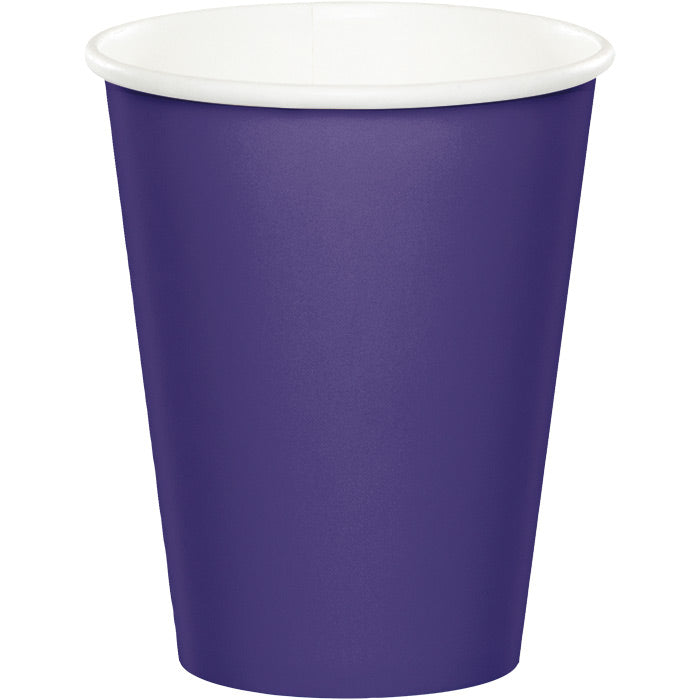 Purple 9 oz Hot & Cold Cups 240 ct