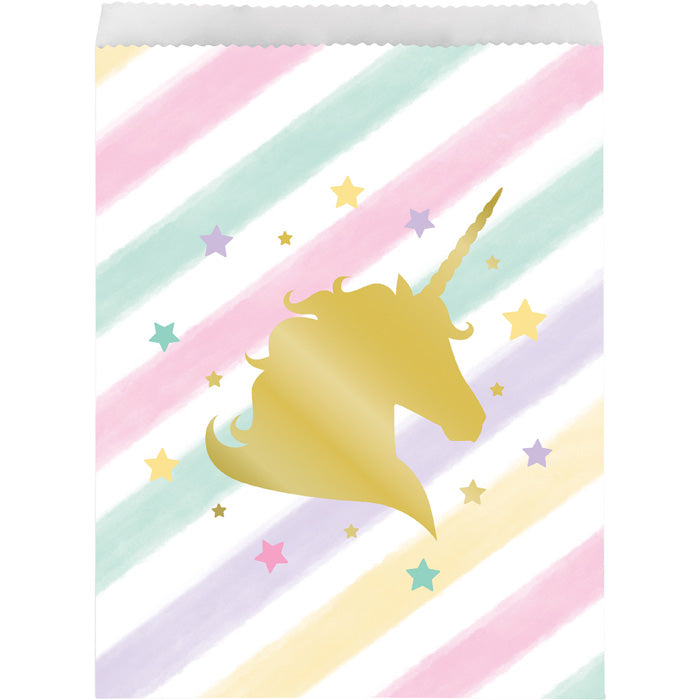 Sparkle Unicorn Treat Bags 120 ct