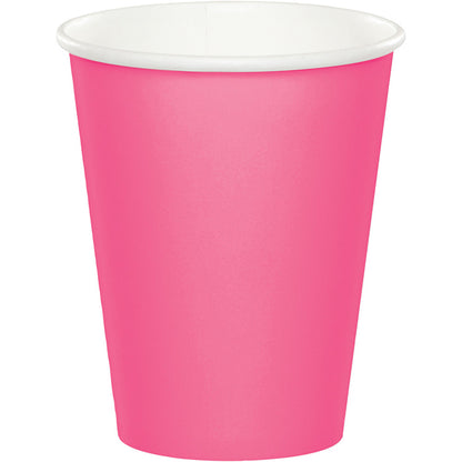Value Friendly Candy Pink 9 oz Hot & Cold Cups 96 ct