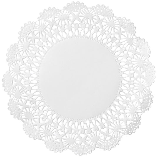 White Cambridge Lace Doilies - 5" 10,000 ct